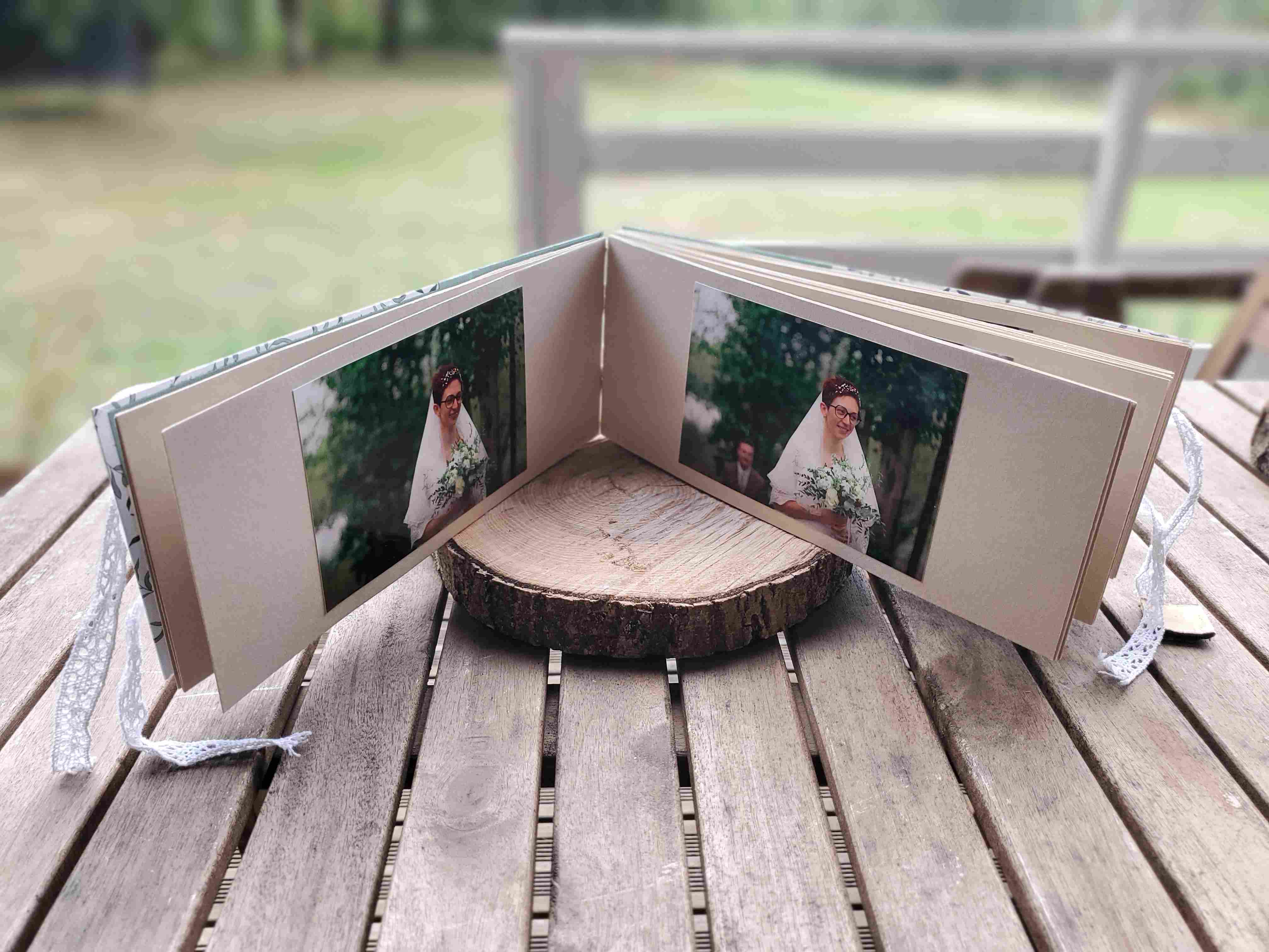 Intérieur de l'album photos