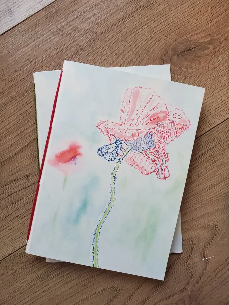Carnet "Printemps" - Coquelicot