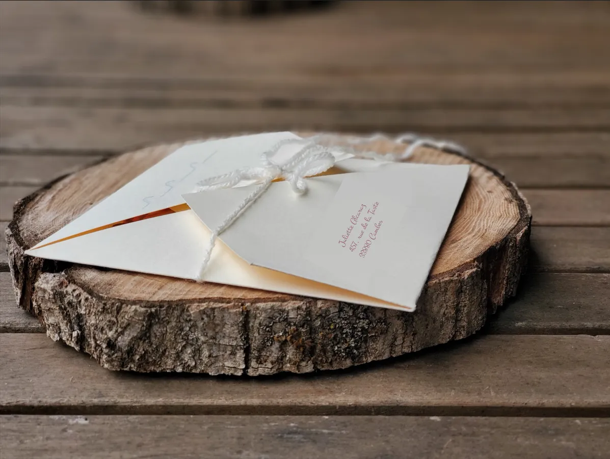 Enveloppe faite-main