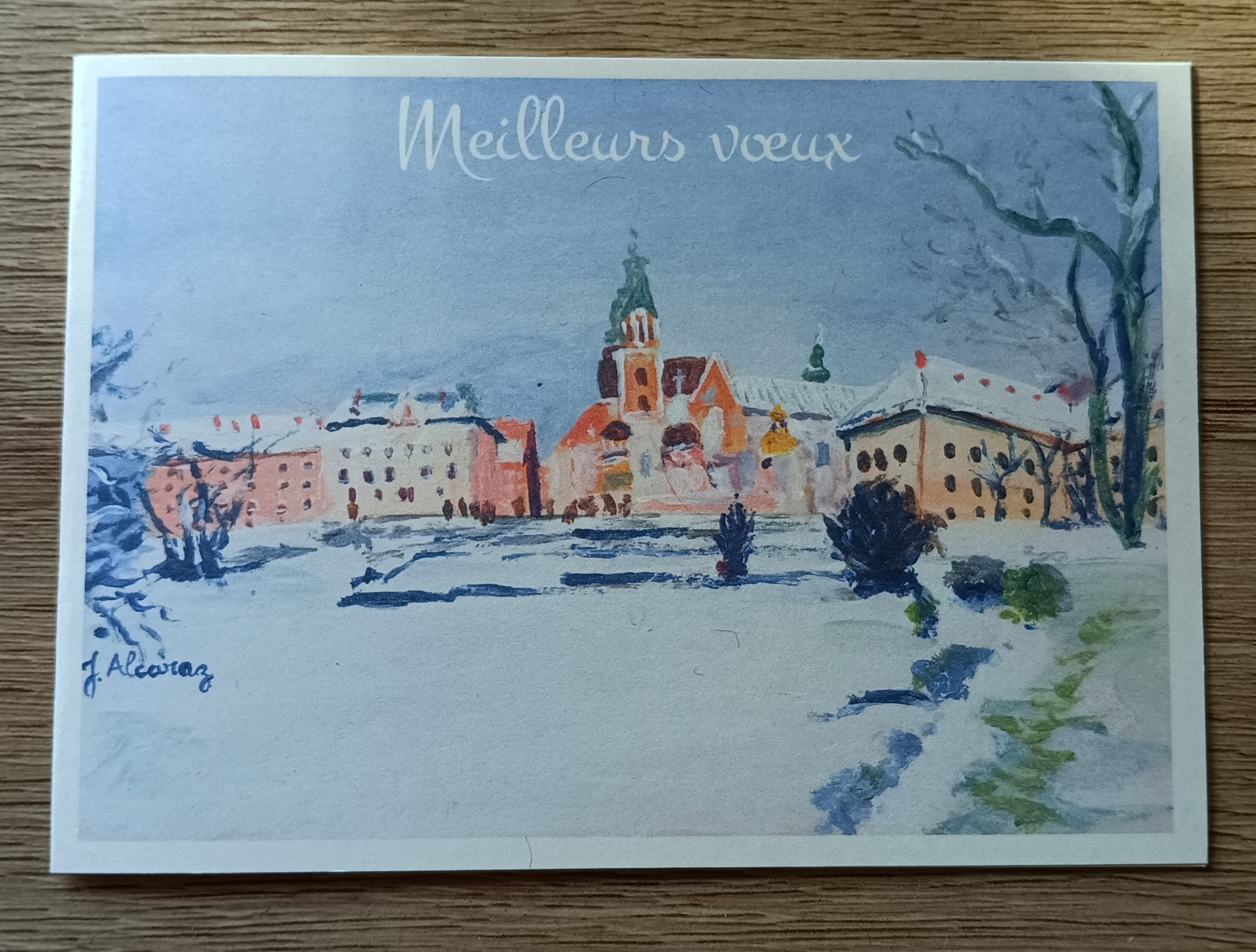 Carte "Meilleurs vœux" - Varsovie